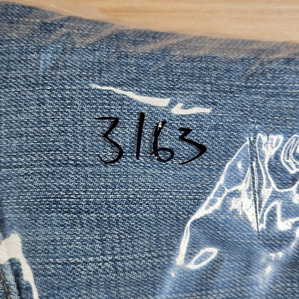 Levi's 527 Jeans Mens 34x30 Blue Slim Bootcut Denim Western Workwear